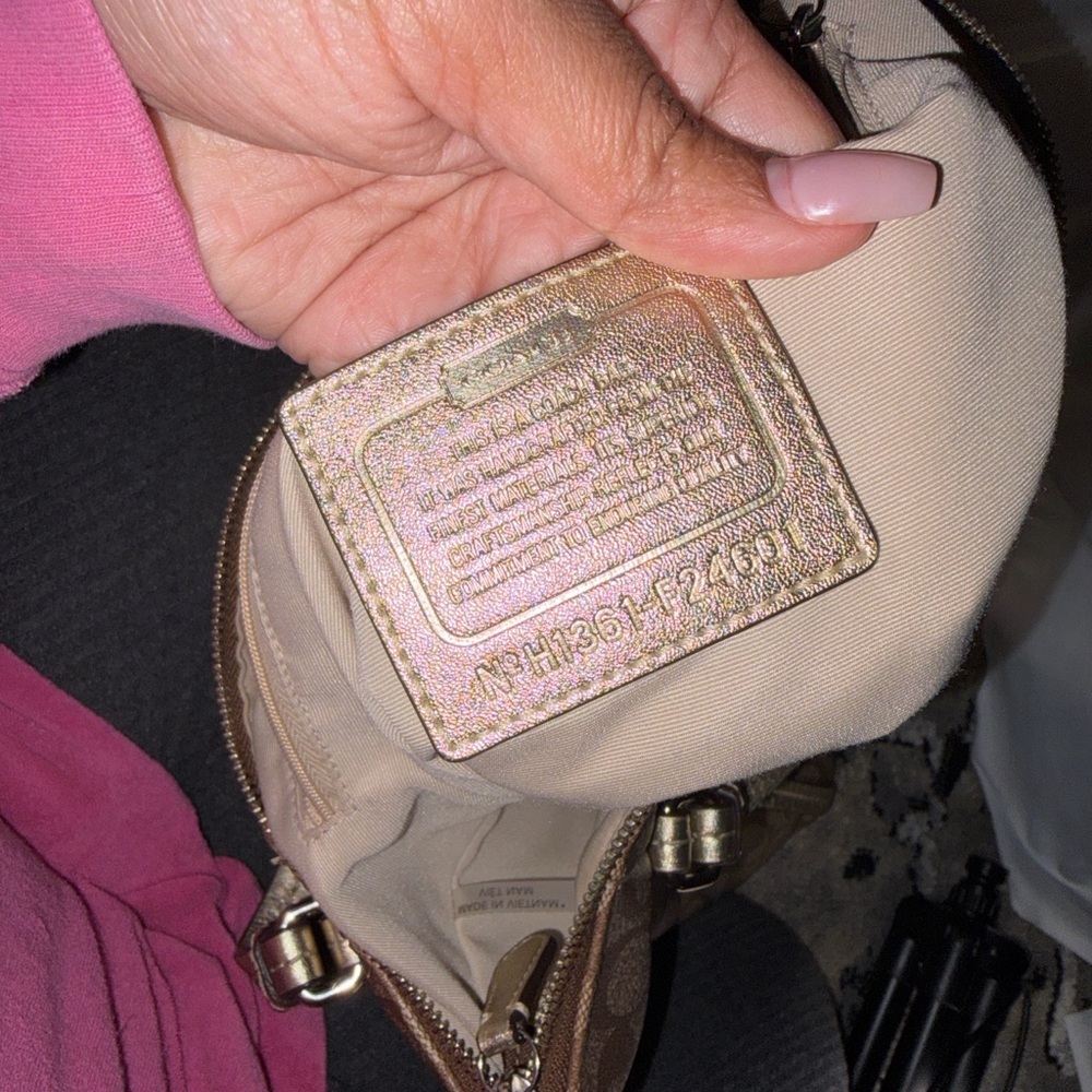 Coach Brown Signature Tote Bag - Picture 8 of 9